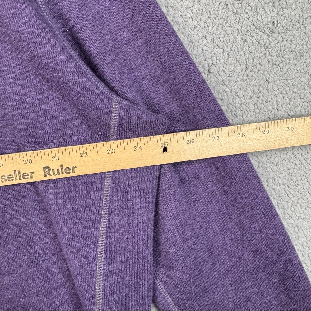 Tommy Bahama Sweater XL Brown/Purple Reversible Cable-Knit Heavyweight 1/4 Zip - Picture 8 of 16